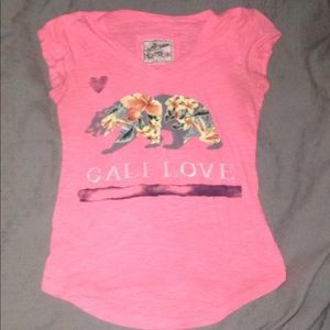 California pink t-shirt